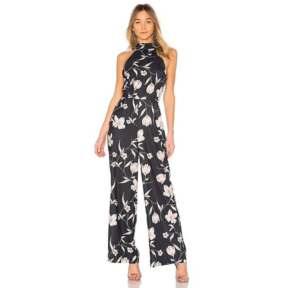 Yumi Kim Irresistible Jumpsuit‎ Candlelight Romance Floral Halter Large(10)